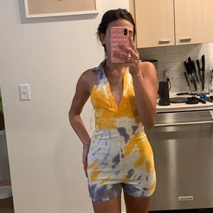ZARA tie dye play suit